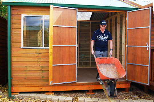 Wooden Garden Shed Shelving storage shed designs free 